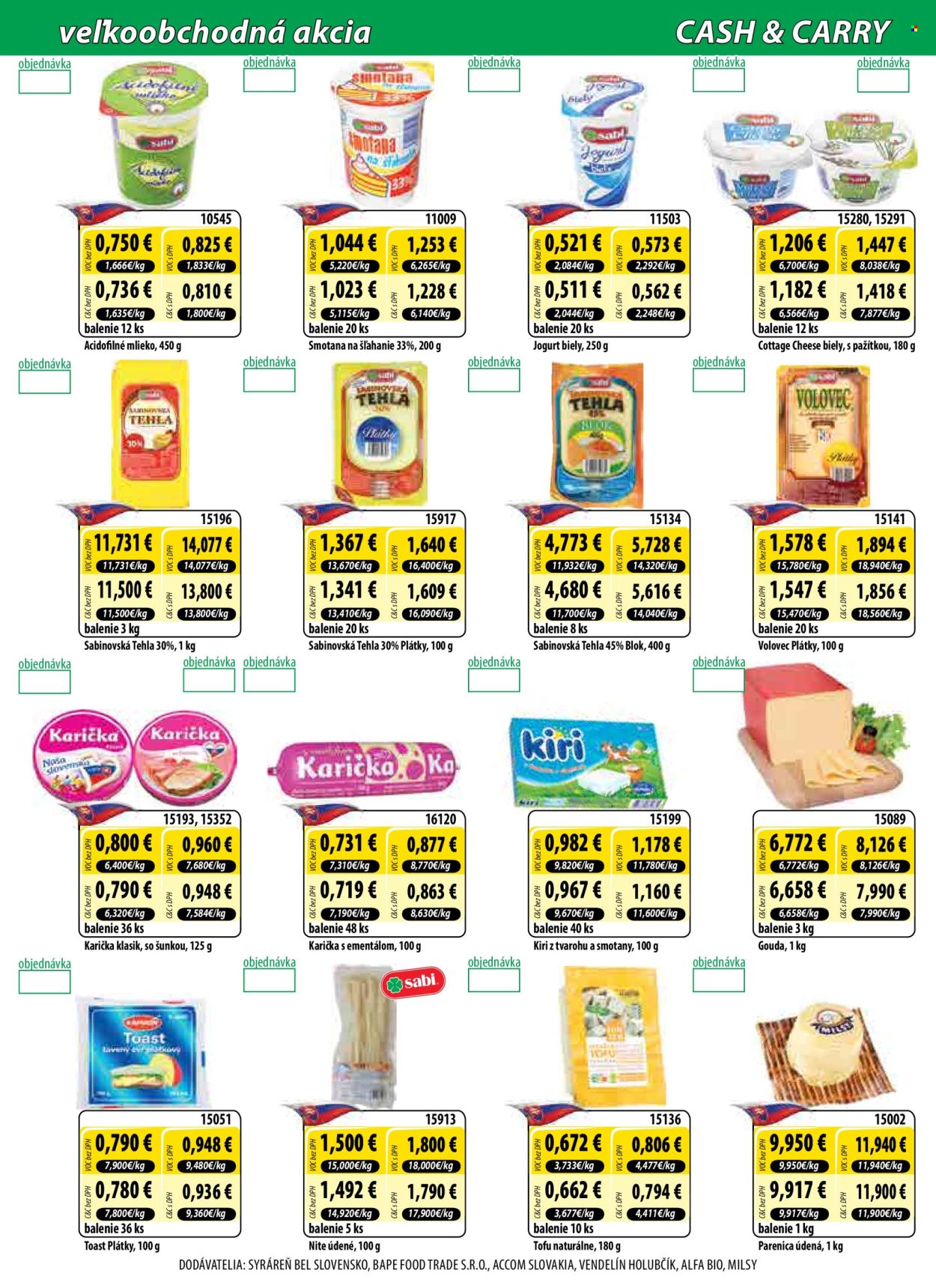 Leták Milk AGRO - 19.10.2022 - 31.10.2022. Strana 2