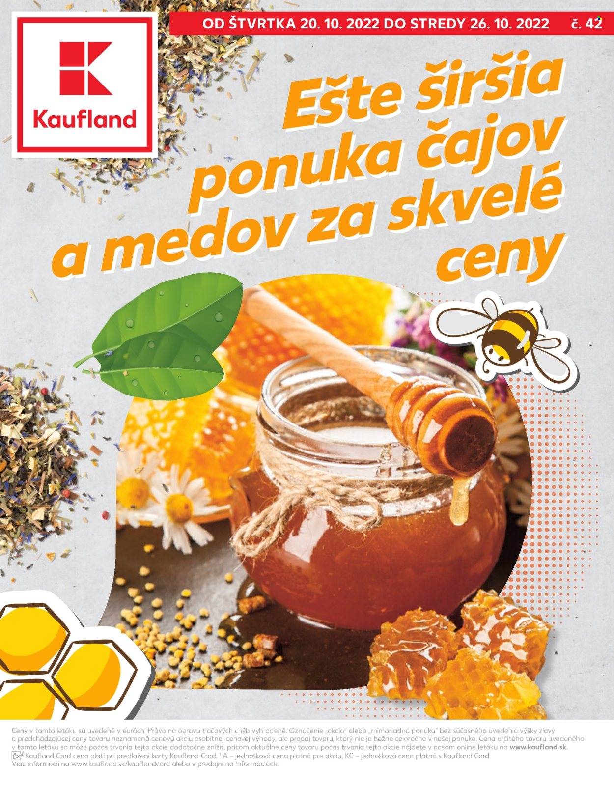 Leták Kaufland - 20.10.2022 - 26.10.2022. Strana 1