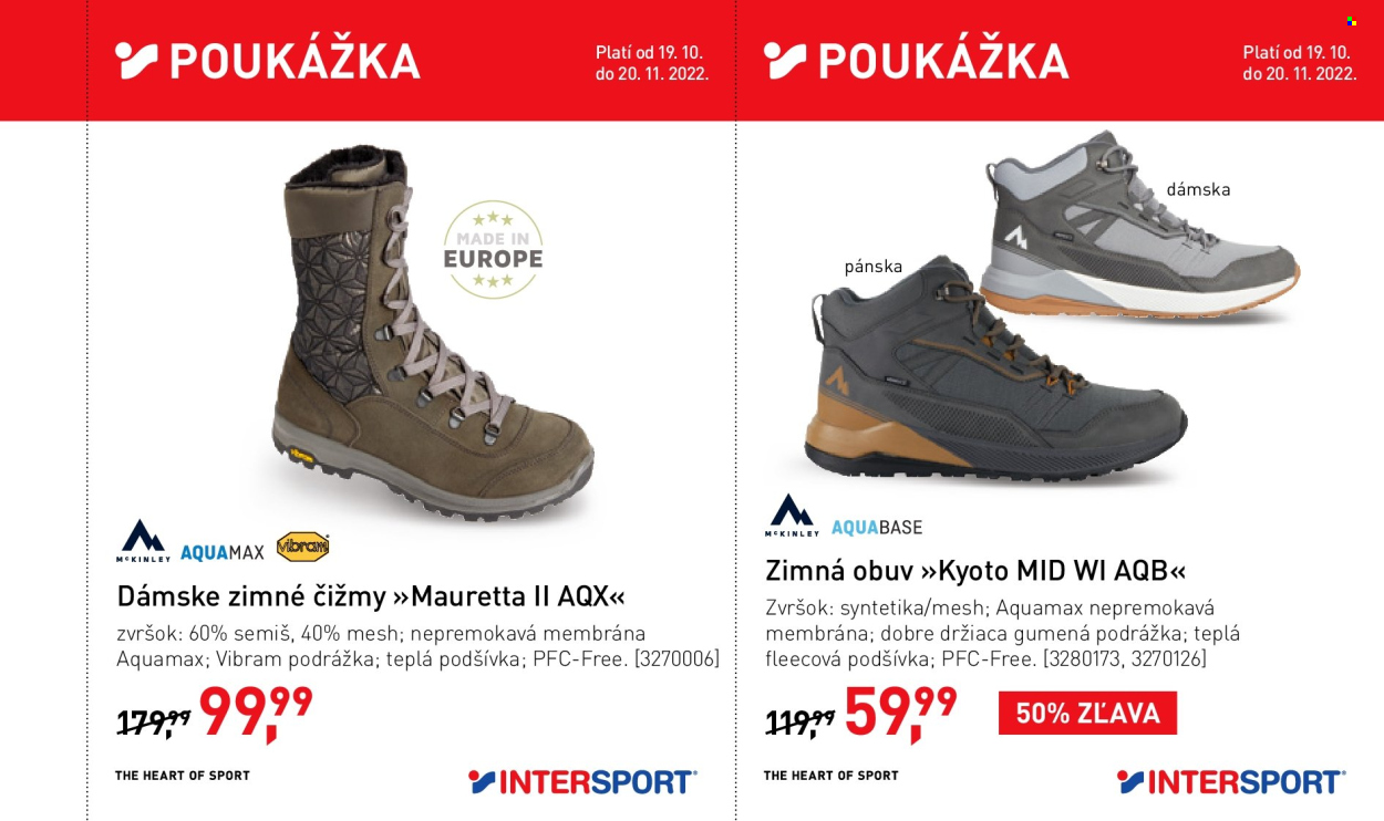 Leták Intersport - 19.10.2022 - 20.11.2022. Strana 13