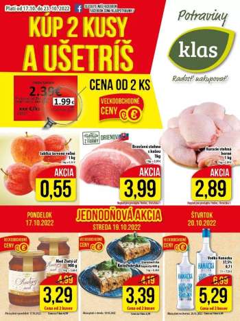 Leták Klas - 17.10.2022 - 23.10.2022.