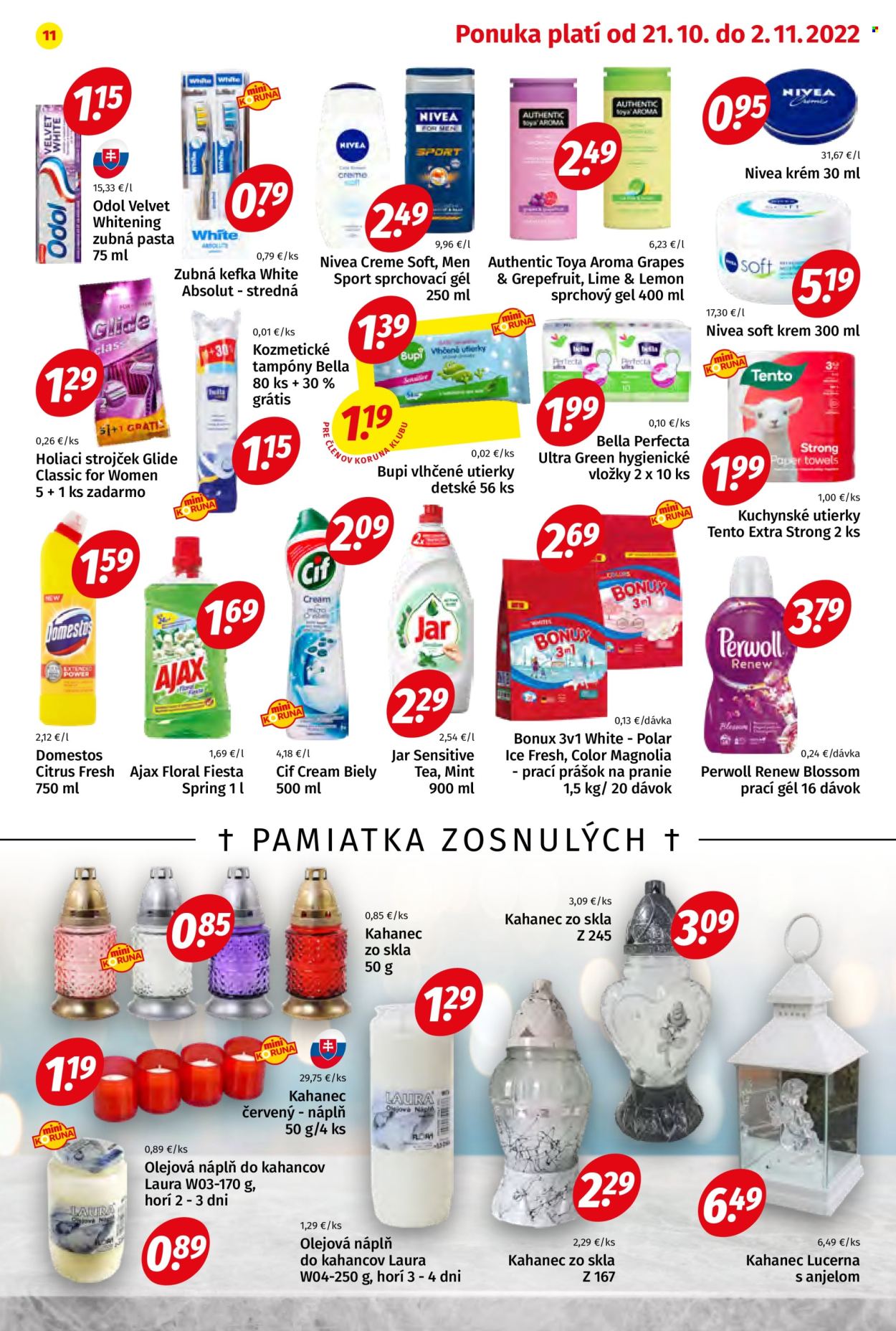 Leták Potraviny KORUNA - 21.10.2022 - 2.11.2022. Strana 11