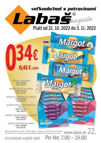 Leták Labaš - 21.10.2022 - 3.11.2022.