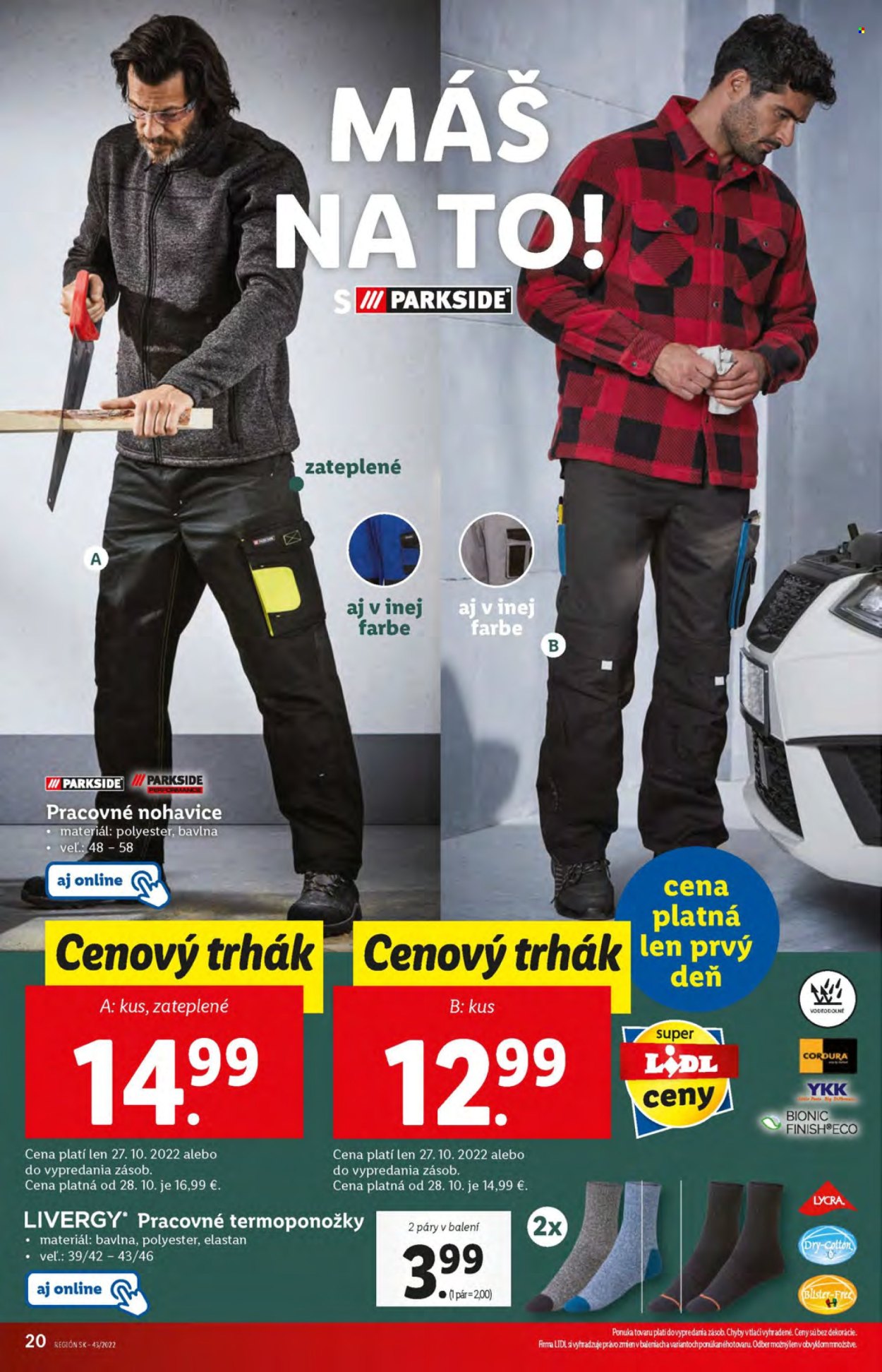 Leták Lidl - 27.10.2022 - 30.10.2022. Strana 20