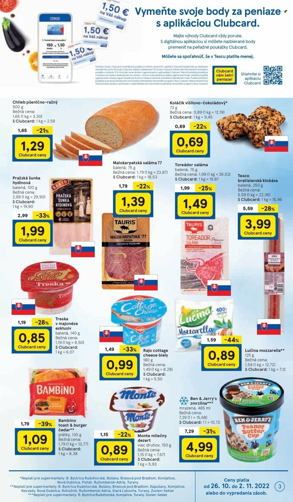 Leták TESCO supermarket - 26.10.2022 - 2.11.2022. Strana 3