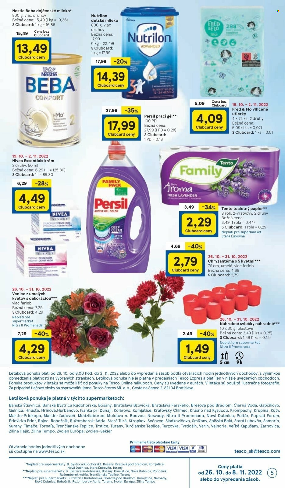 Leták TESCO supermarket - 26.10.2022 - 2.11.2022. Strana 5