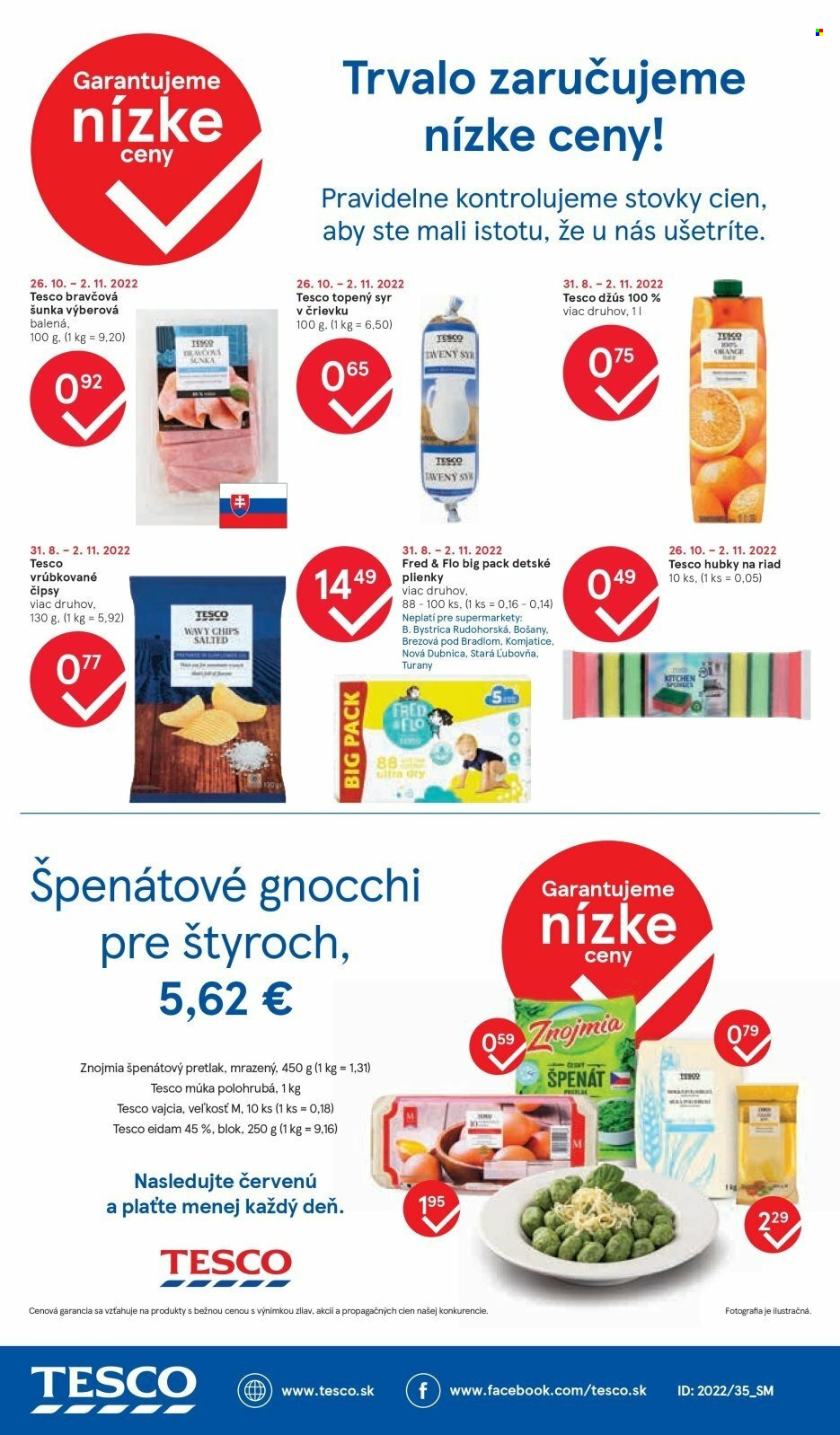 Leták TESCO supermarket - 26.10.2022 - 2.11.2022. Strana 8