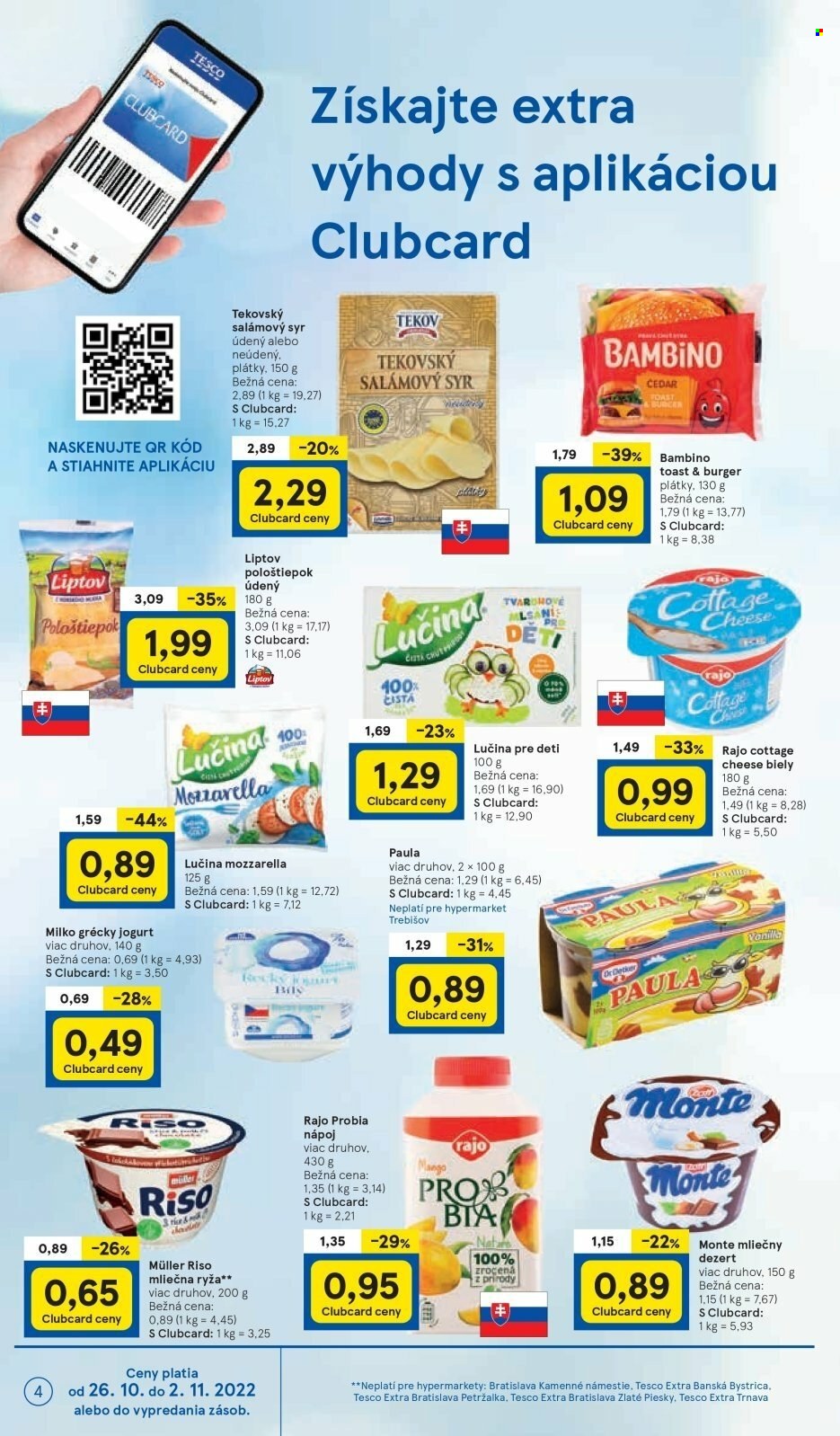 Leták TESCO - 26.10.2022 - 2.11.2022. Strana 4