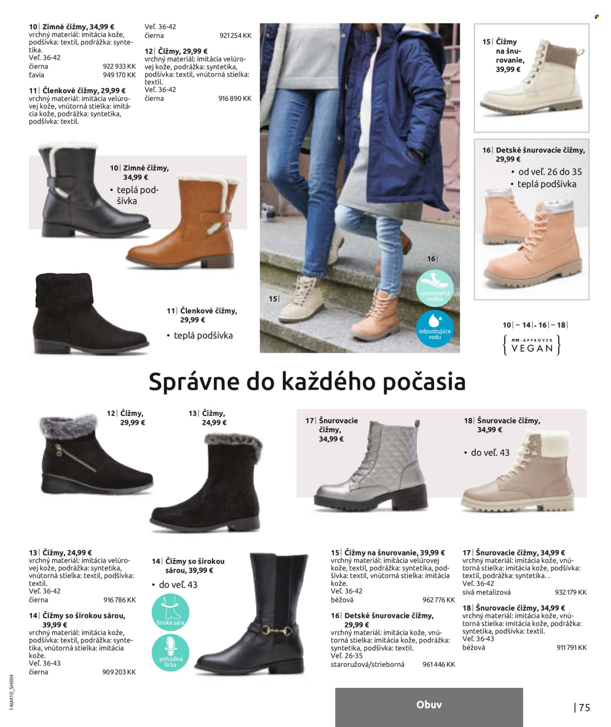 thumbnail - Leták Bonprix - 24.10.2022 - 11.2.2023 - Produkty v akcii - čižmy, zimná obuv, šnurovacie čižmy, členkové čižmy. Strana 77.