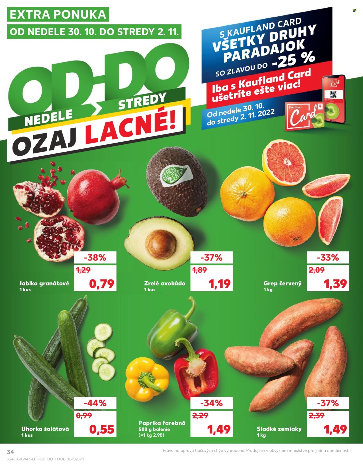 Leták Kaufland - 27.10.2022 - 2.11.2022. Strana 34