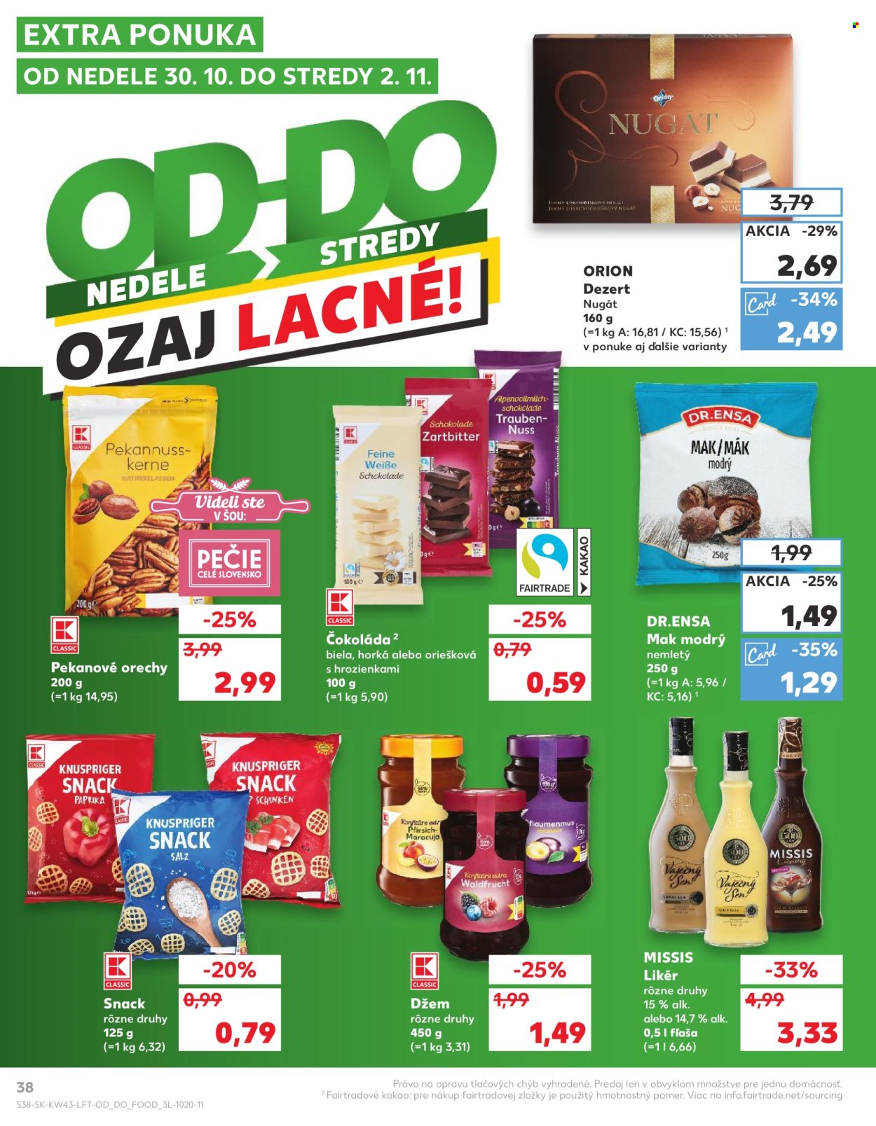 Leták Kaufland - 27.10.2022 - 2.11.2022. Strana 38