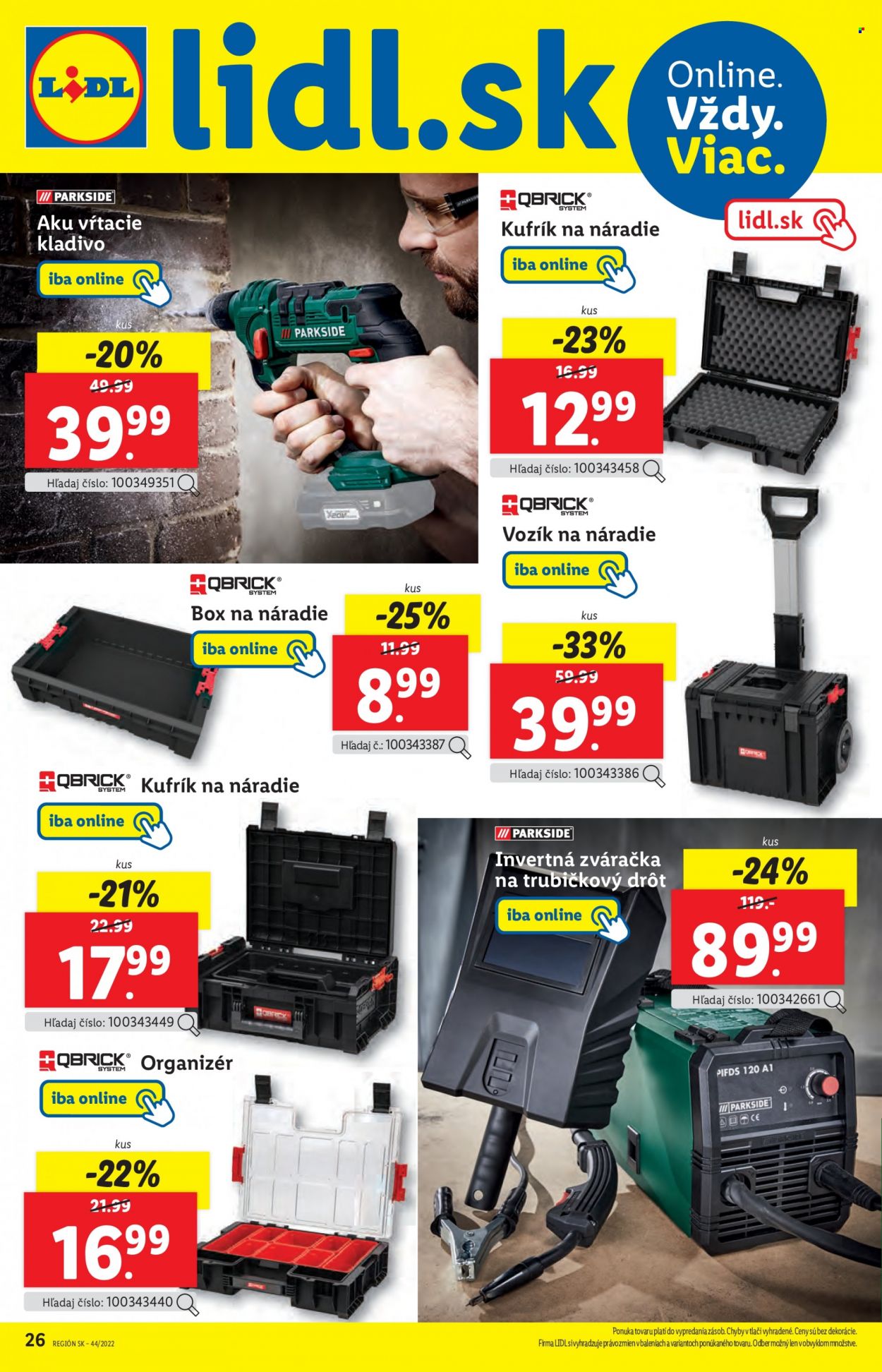 Leták Lidl - 31.10.2022 - 6.11.2022. Strana 26