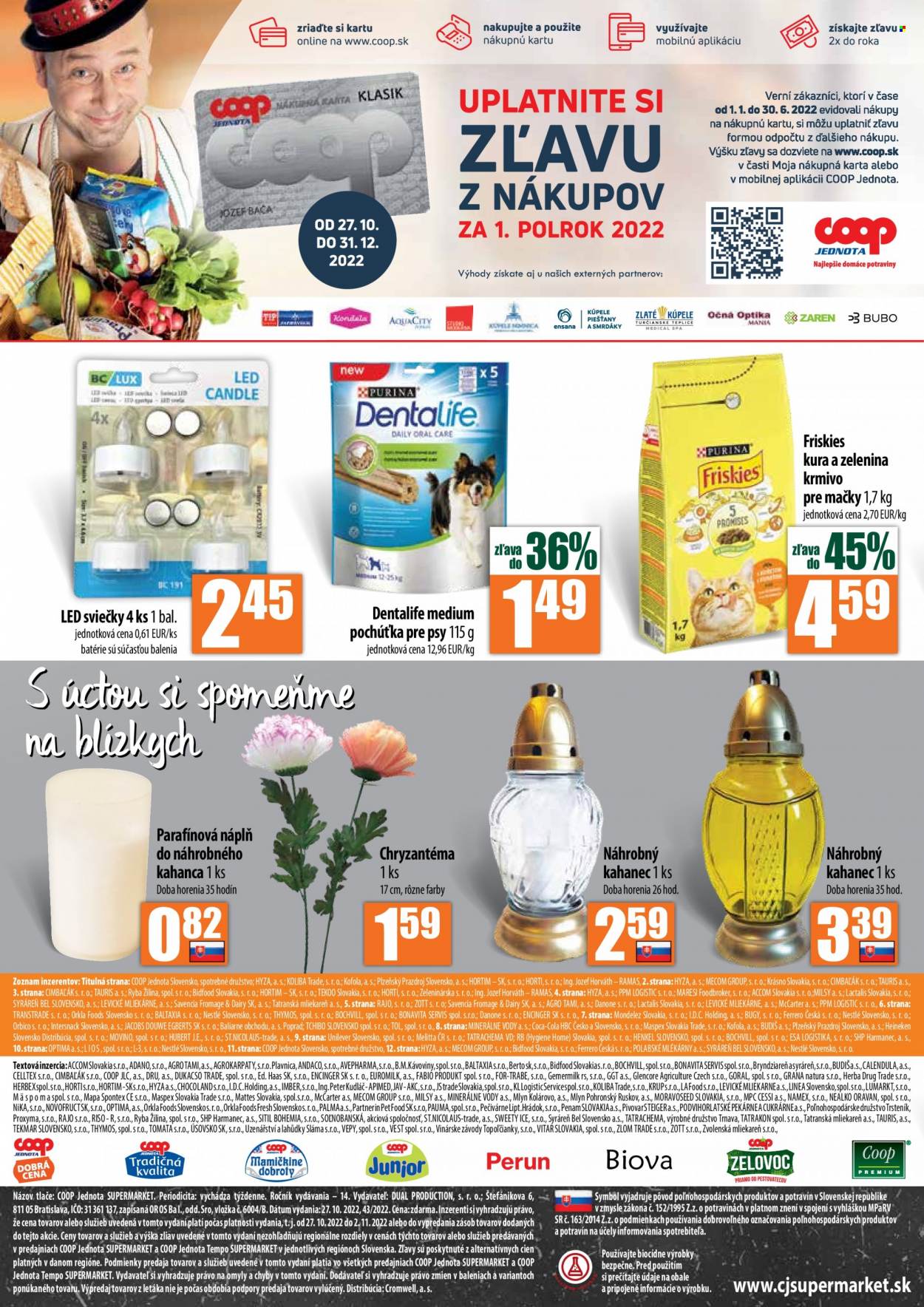 Leták COOP Jednota - 27.10.2022 - 2.11.2022. Strana 10