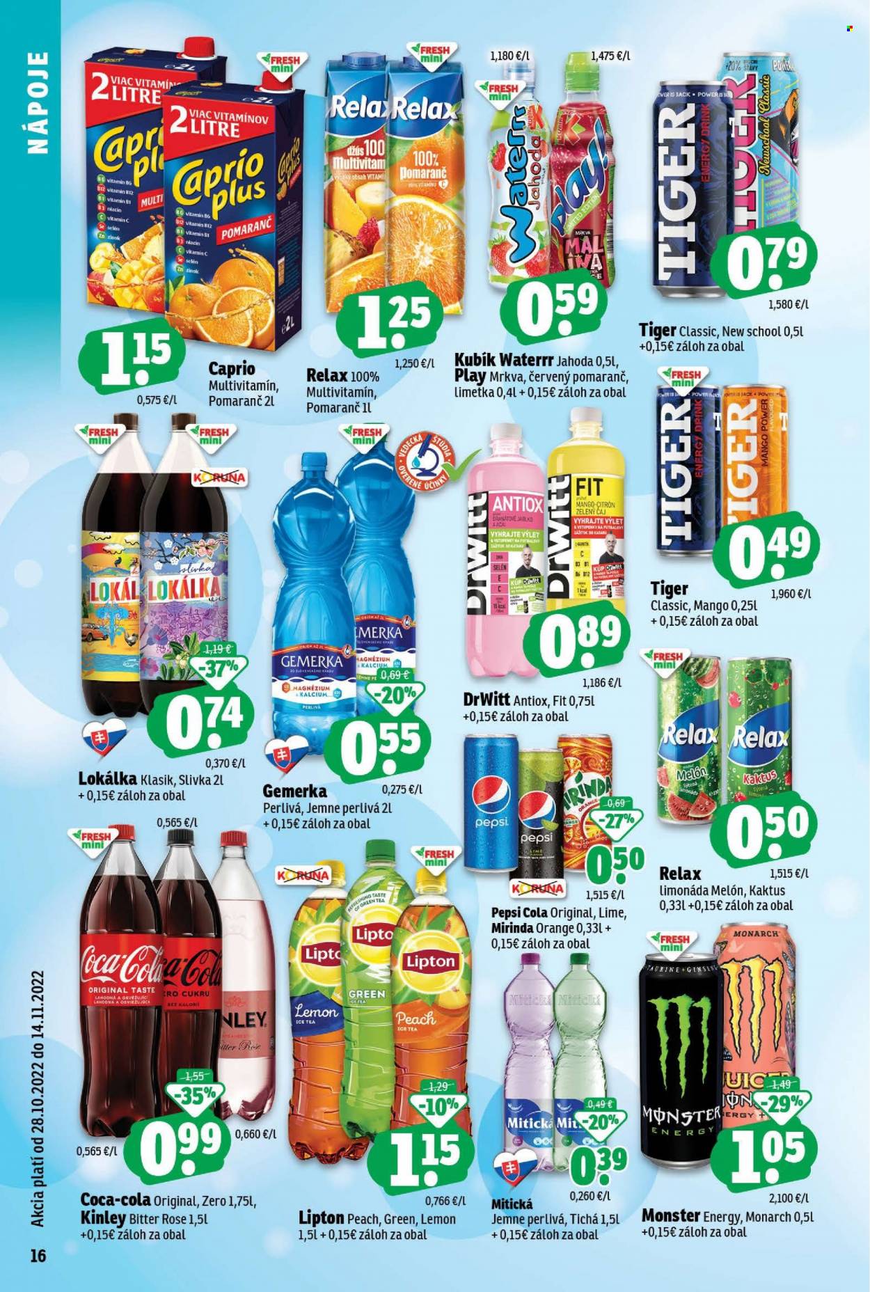 Leták FRESH - 28.10.2022 - 14.11.2022. Strana 16