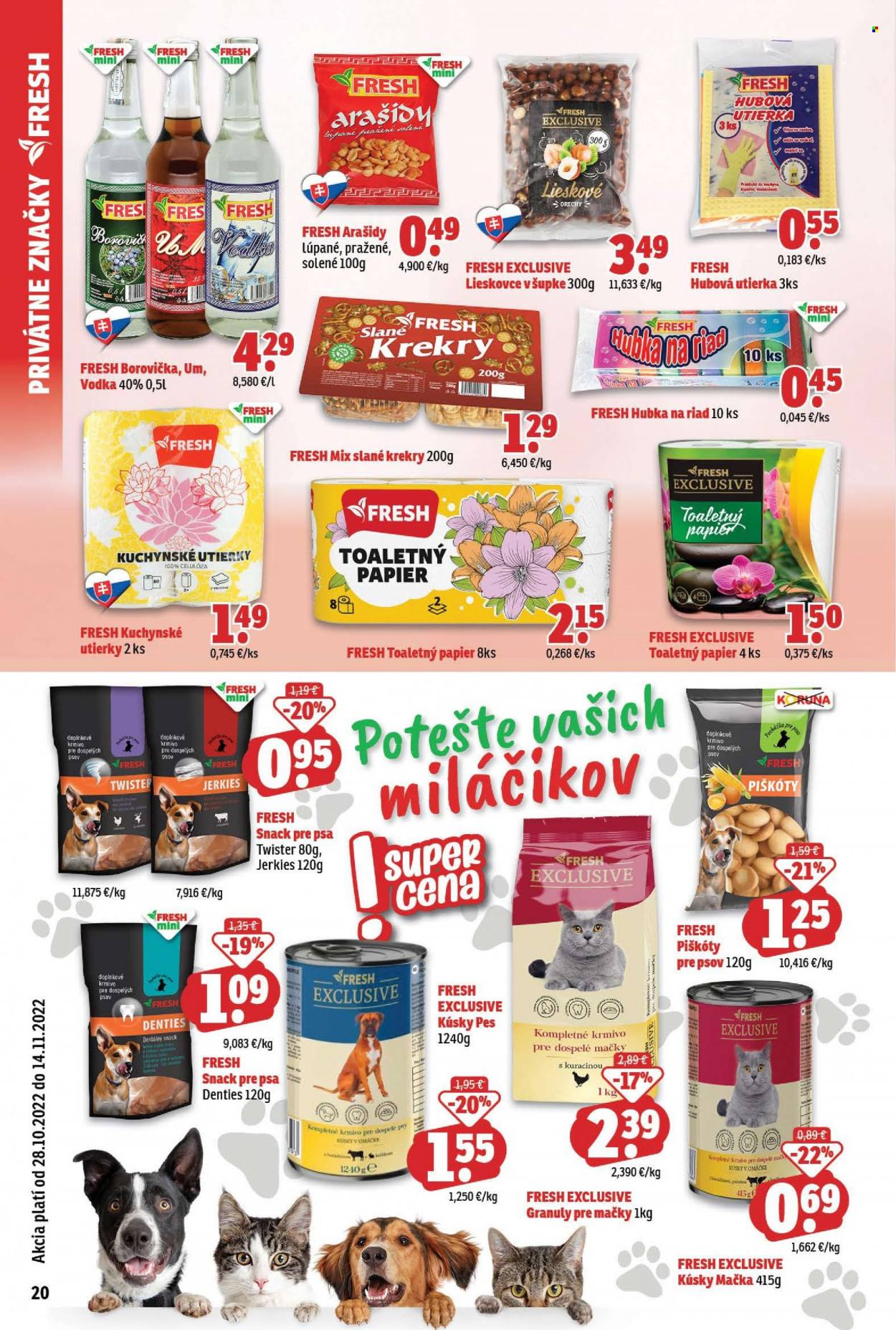 Leták FRESH - 28.10.2022 - 14.11.2022. Strana 20