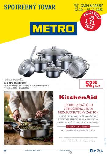 Leták Metro - 12.10.2022 - 1.11.2022.