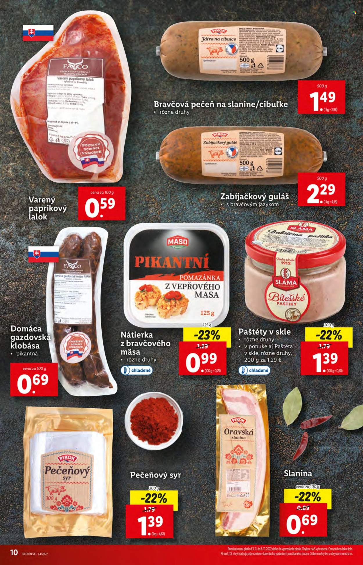 Leták Lidl - 3.11.2022 - 6.11.2022. Strana 10
