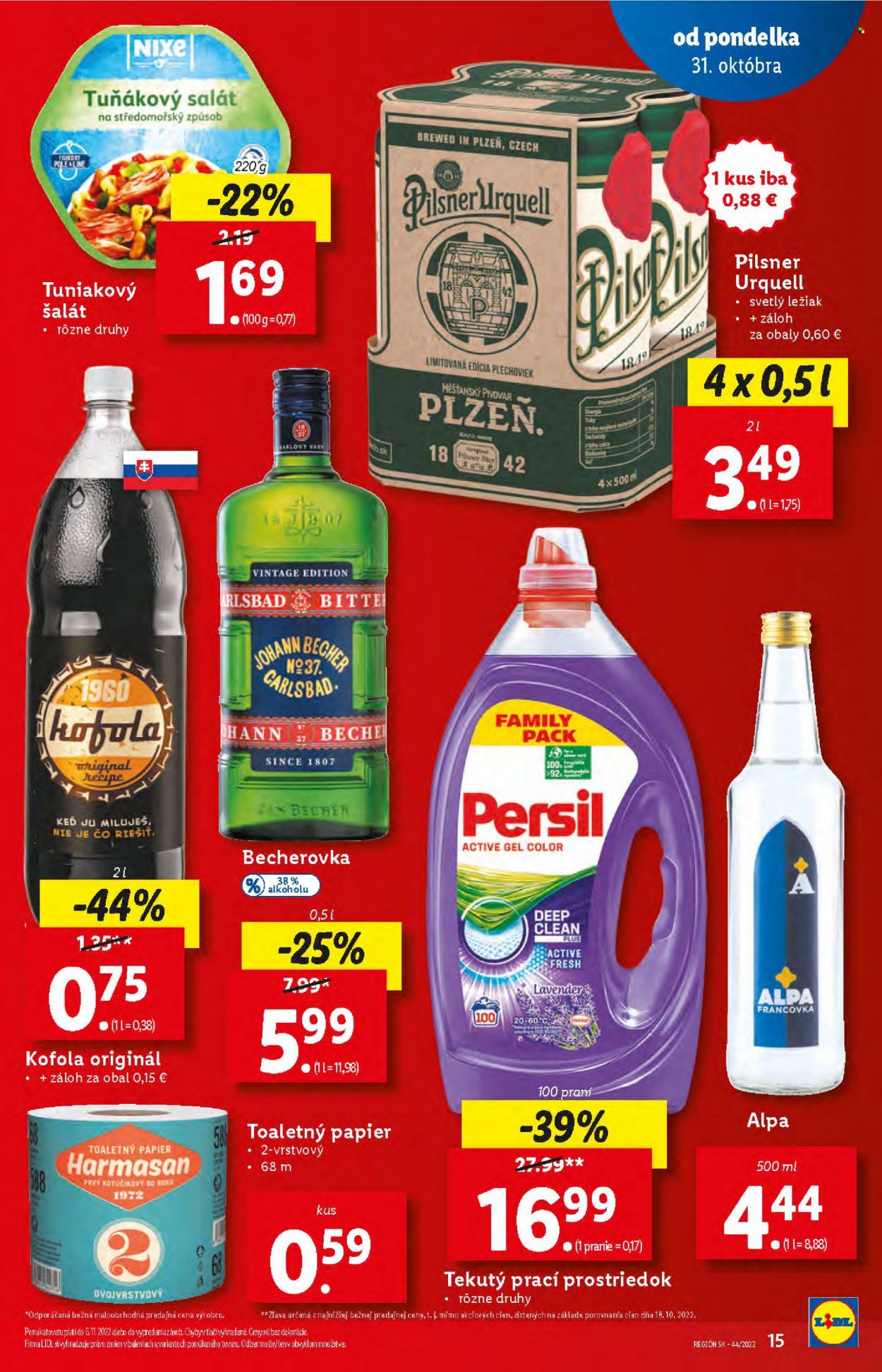 Leták Lidl - 3.11.2022 - 6.11.2022. Strana 15