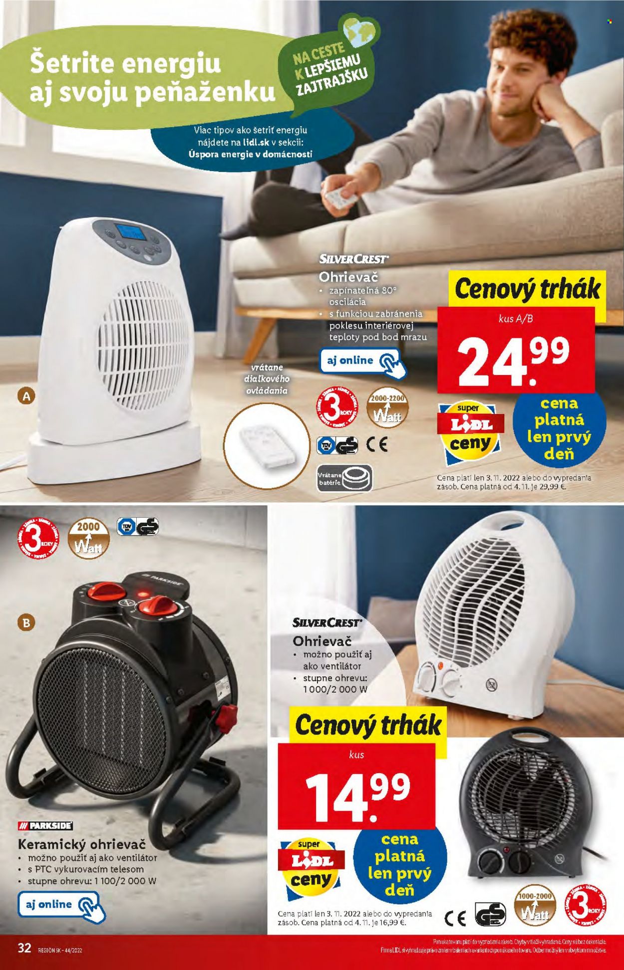 Leták Lidl - 3.11.2022 - 6.11.2022. Strana 32