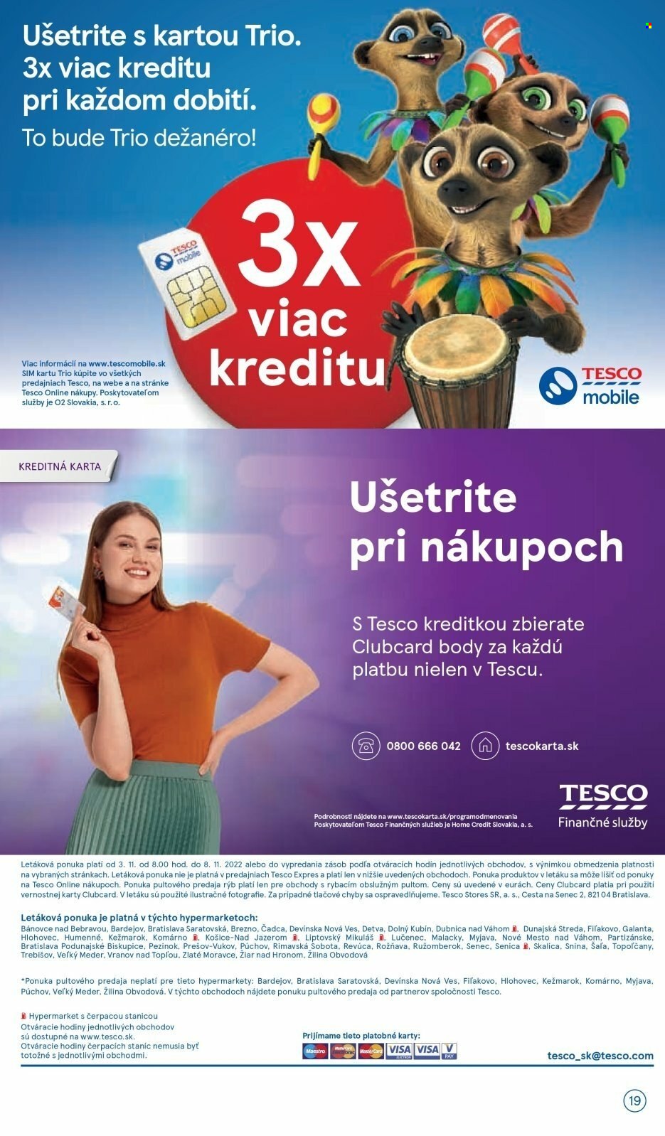 Leták TESCO - 3.11.2022 - 8.11.2022. Strana 19