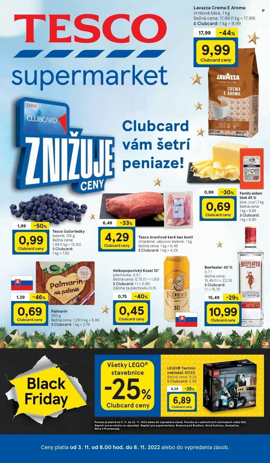 Leták TESCO supermarket - 3.11.2022 - 8.11.2022. Strana 1