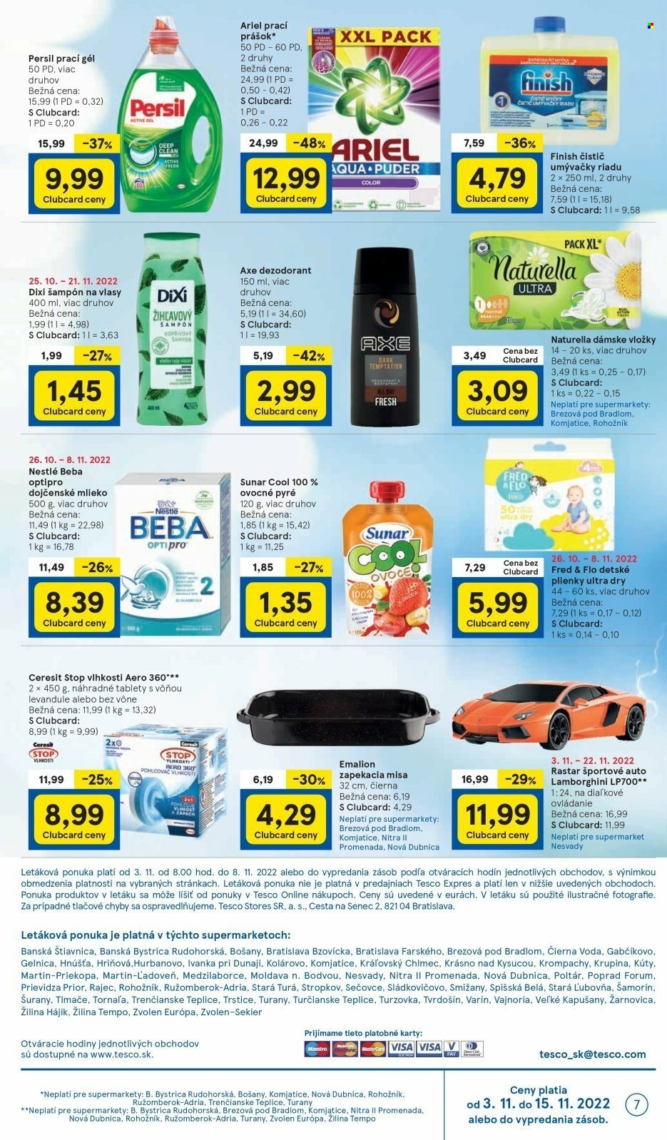 Leták TESCO supermarket - 3.11.2022 - 8.11.2022. Strana 7