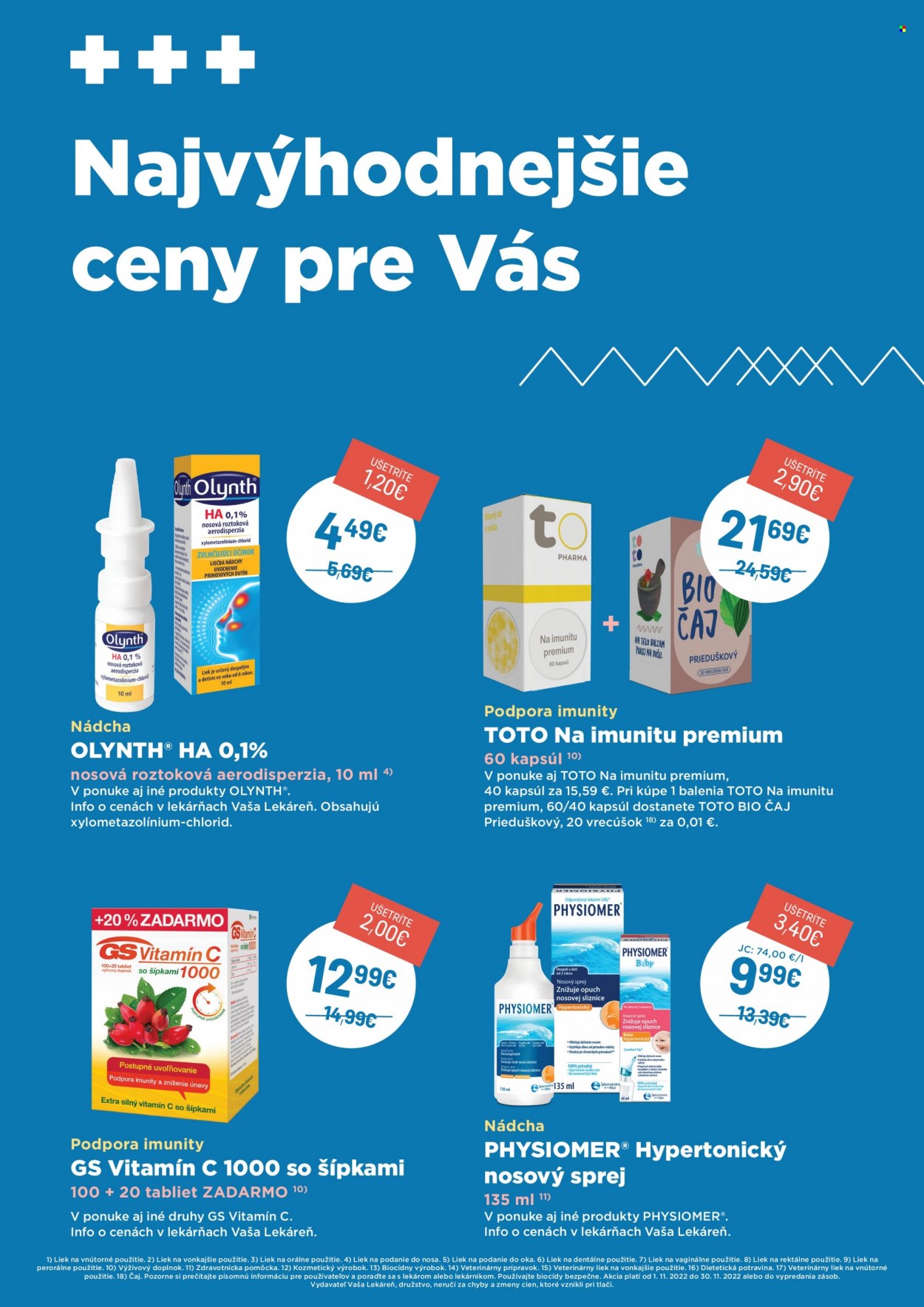 Leták Vaša lekáreň - 1.11.2022 - 30.11.2022. Strana 3