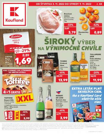 Leták Kaufland - 3.11.2022 - 9.11.2022.