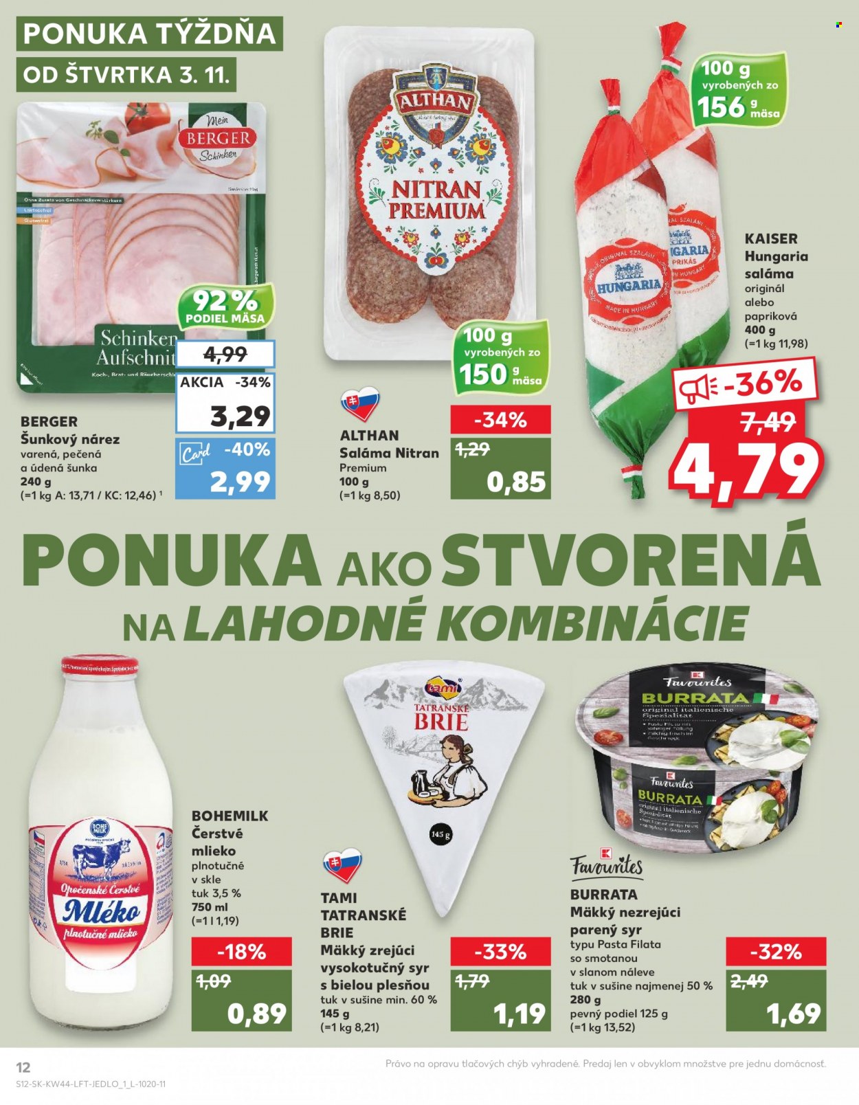 Leták Kaufland - 3.11.2022 - 9.11.2022. Strana 12