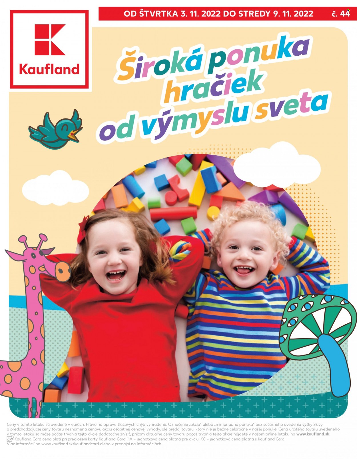 Leták Kaufland - 3.11.2022 - 9.11.2022. Strana 1