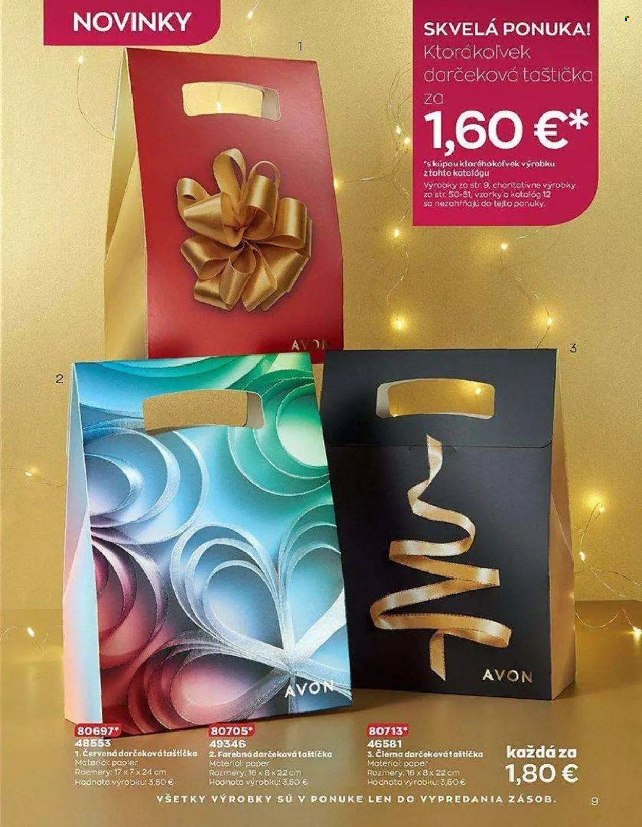 Leták Avon - 1.11.2022 - 30.11.2022. Strana 9
