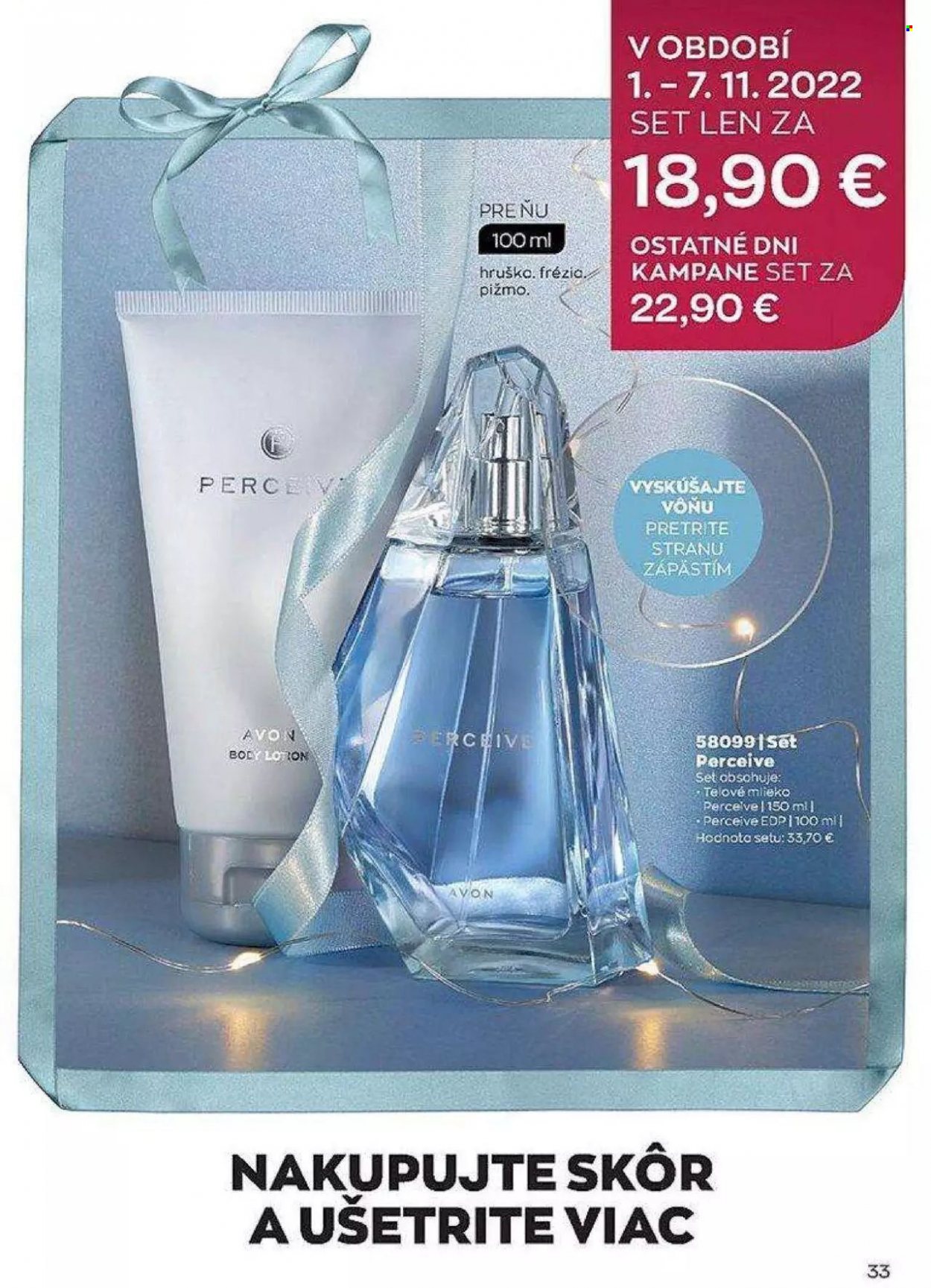 Leták Avon - 1.11.2022 - 30.11.2022. Strana 33