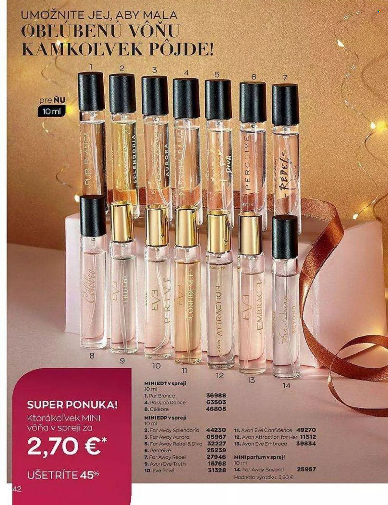 Leták Avon - 1.11.2022 - 30.11.2022. Strana 42