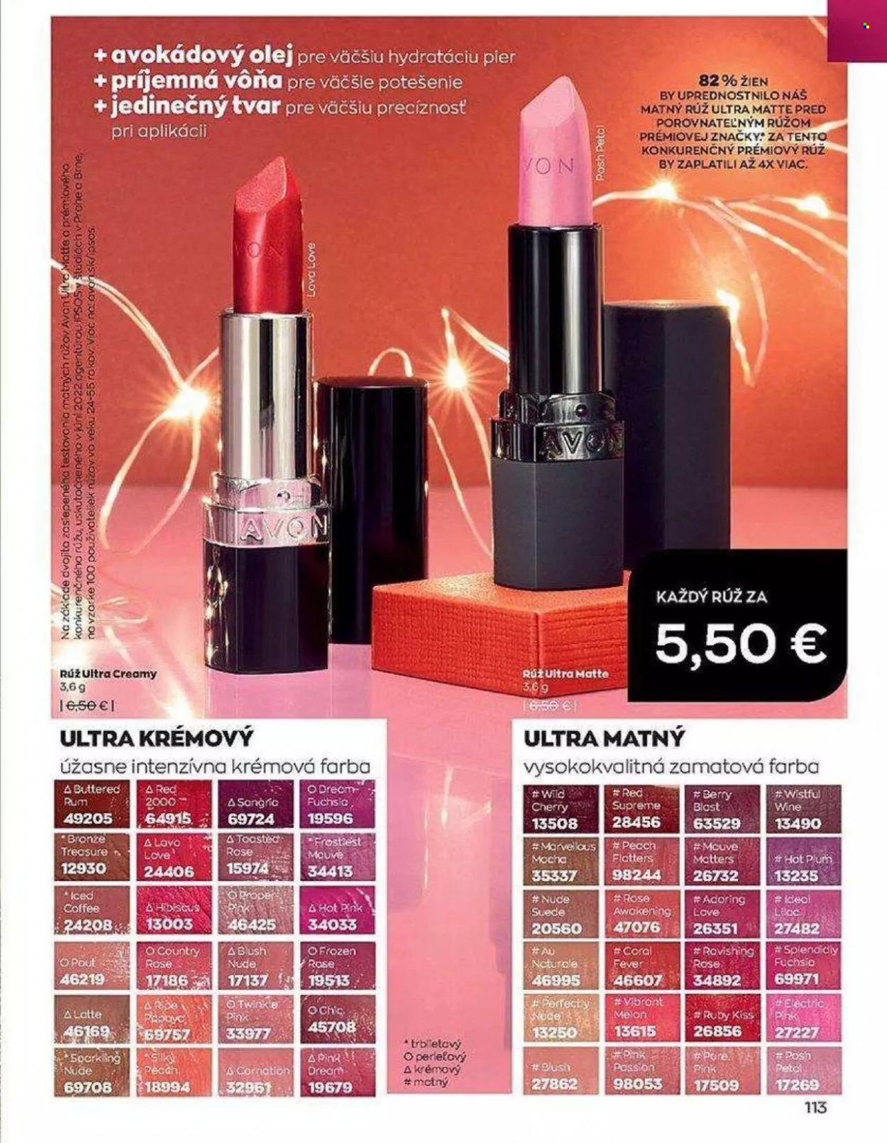 Leták Avon - 1.11.2022 - 30.11.2022. Strana 113