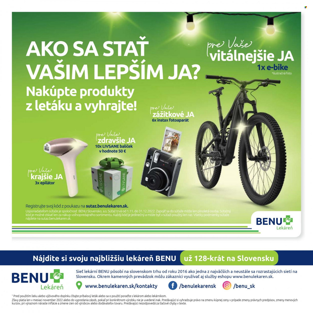 Leták BENU Lekáreň - 1.11.2022 - 30.11.2022. Strana 11