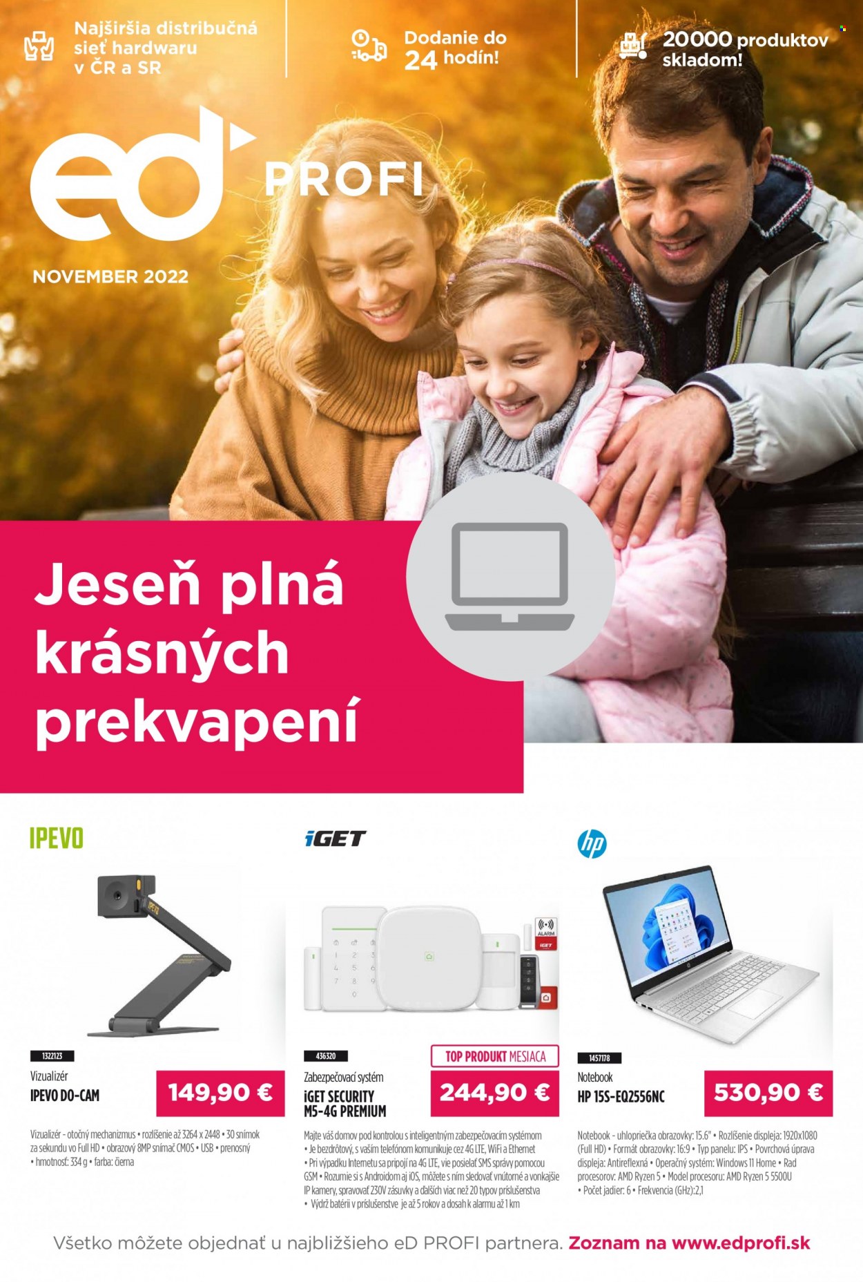 Leták eD PROFI - 1.11.2022 - 30.11.2022. Strana 1
