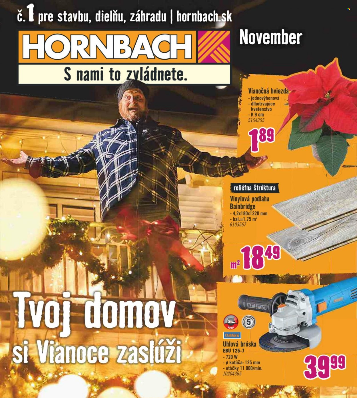 Leták Hornbach - 2.11.2022 - 16.11.2022. Strana 1