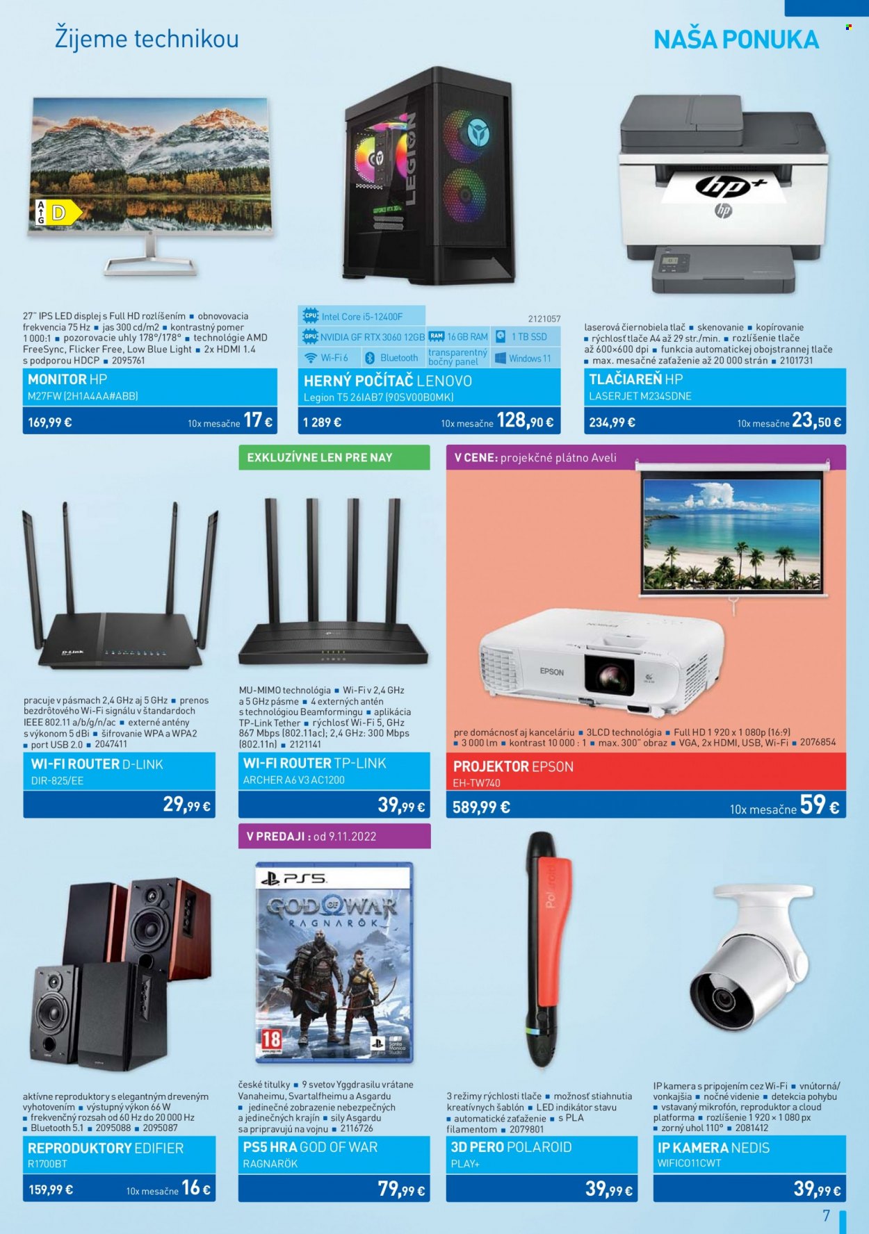 Leták NAY Elektrodom - 3.11.2022 - 30.11.2022. Strana 7