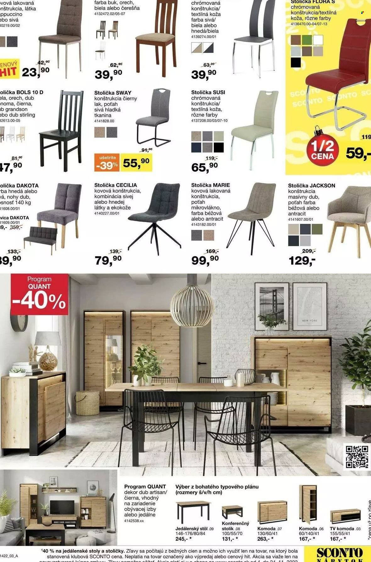 Leták Sconto nábytok - 4.11.2022 - 24.11.2022. Strana 3