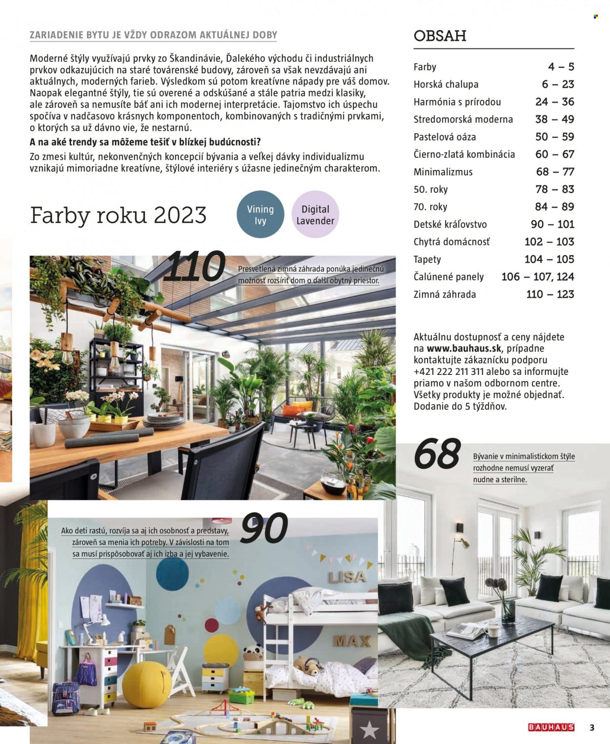 Leták Bauhaus - 5.11.2022 - 31.3.2023. Strana 3