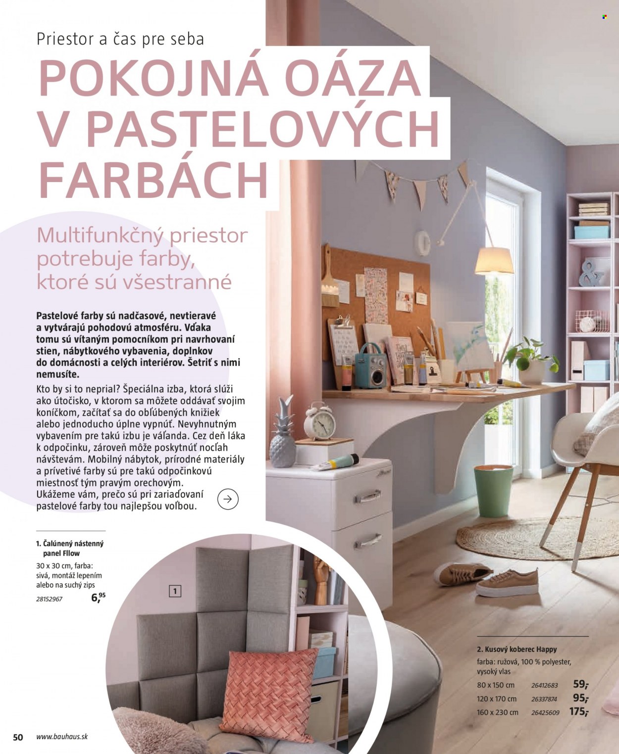 thumbnail - Leták Bauhaus - 5.11.2022 - 31.3.2023 - Produkty v akcii - váľanda, koberec, kusový koberec. Strana 50.
