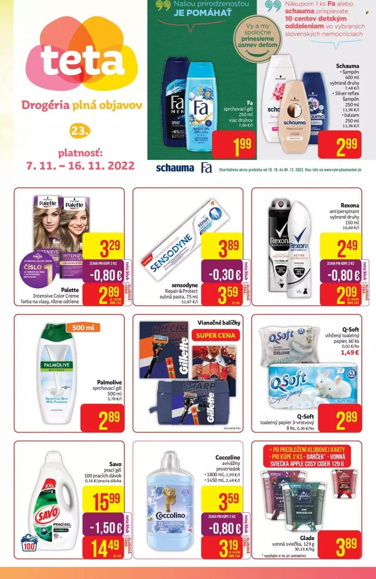 Leták Teta drogerie - 7.11.2022 - 16.11.2022. Strana 1