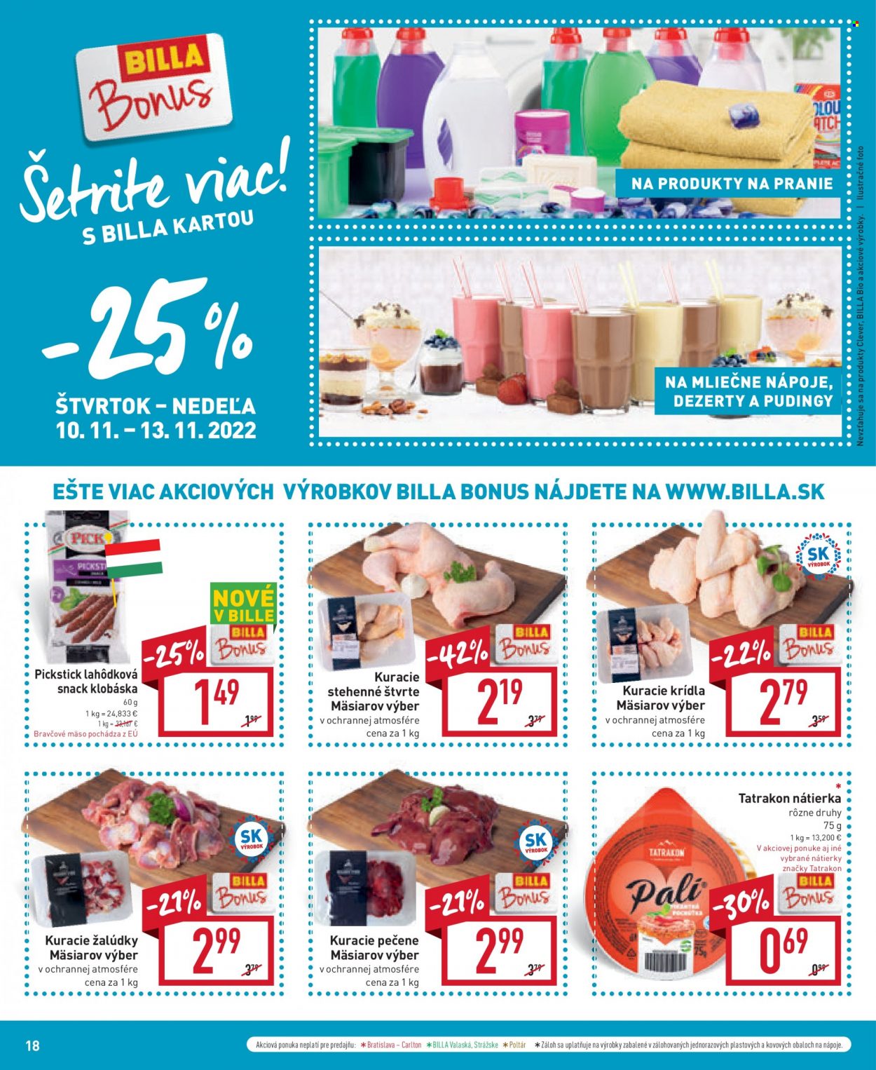 Leták Billa - 9.11.2022 - 15.11.2022. Strana 19