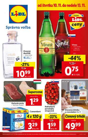 Leták Lidl - 10.11.2022 - 13.11.2022.