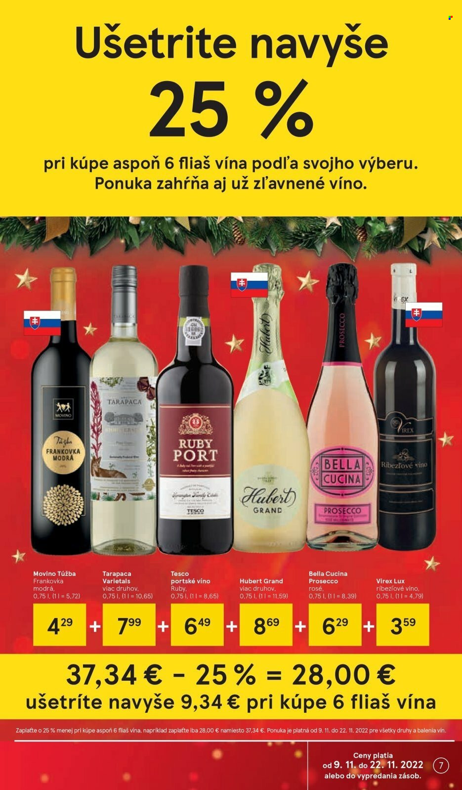 Leták TESCO - 9.11.2022 - 15.11.2022. Strana 7