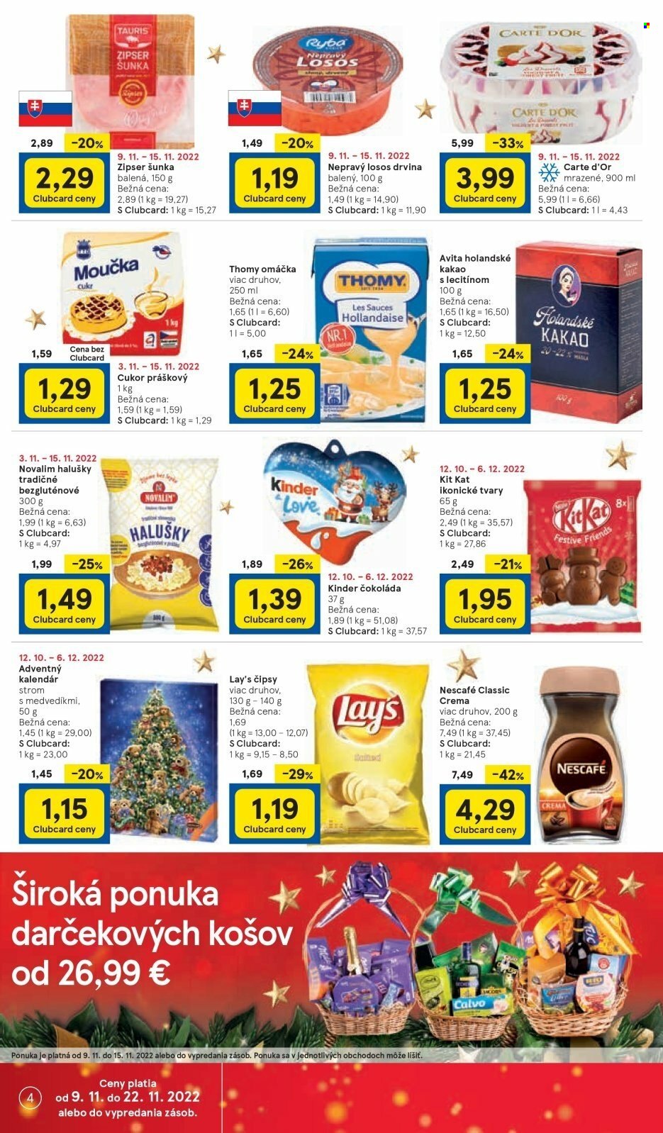 Leták TESCO supermarket - 9.11.2022 - 15.11.2022. Strana 4
