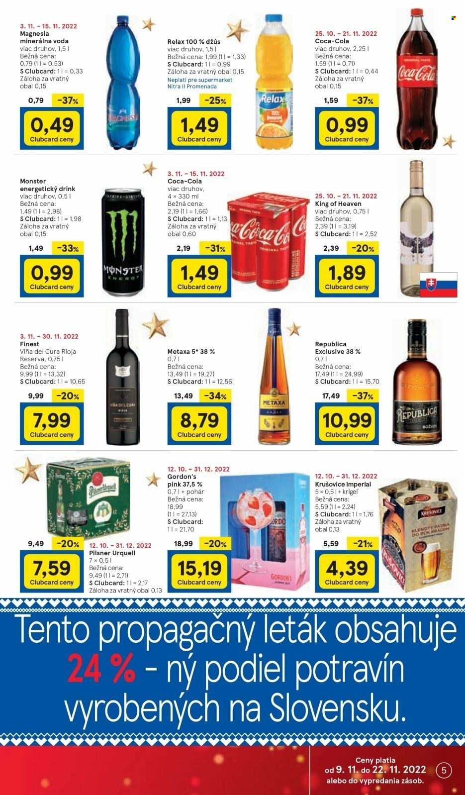 Leták TESCO supermarket - 9.11.2022 - 15.11.2022. Strana 5
