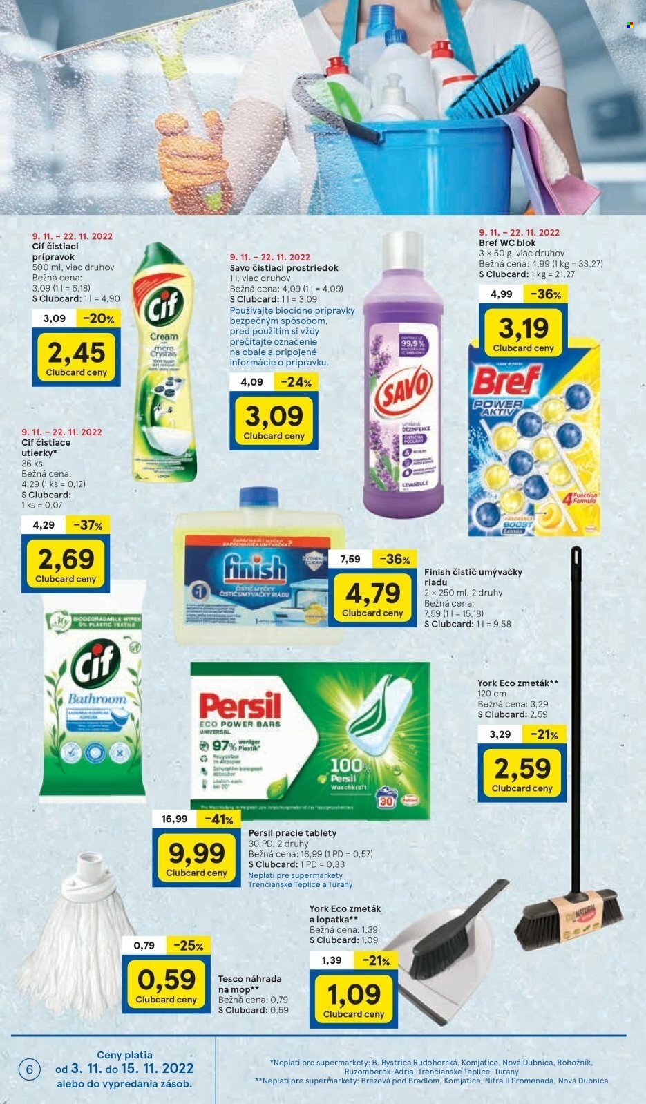 Leták TESCO supermarket - 9.11.2022 - 15.11.2022. Strana 6