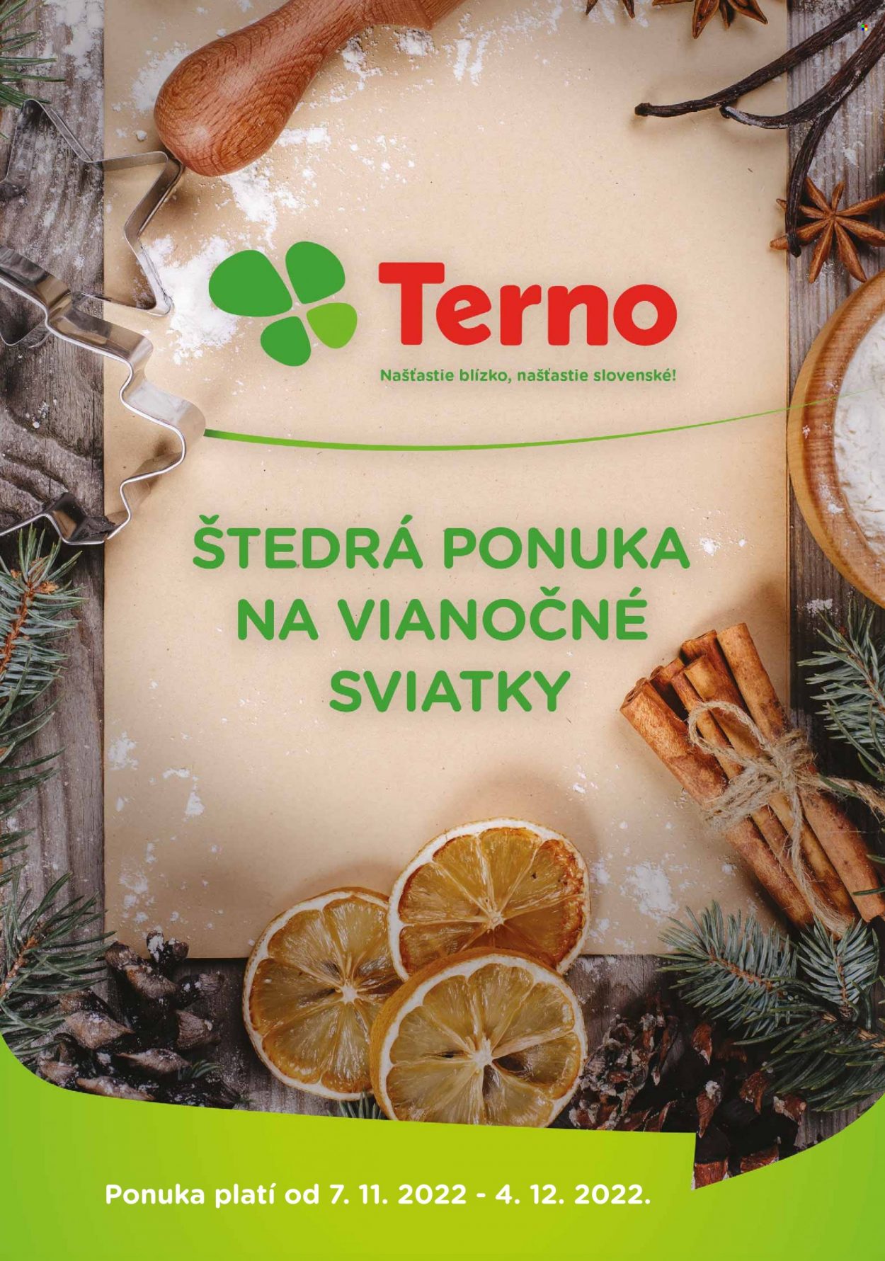 Leták Terno - 7.11.2022 - 4.12.2022. Strana 1