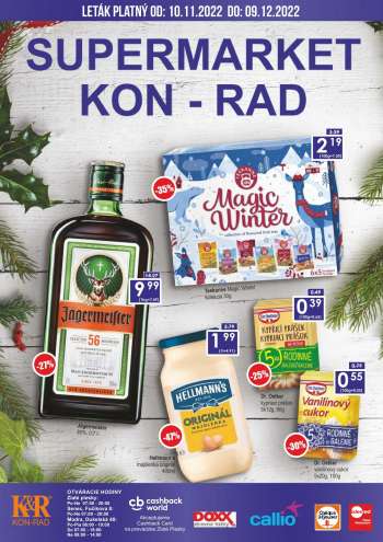 Leták KON-RAD - 10.11.2022 - 9.12.2022.