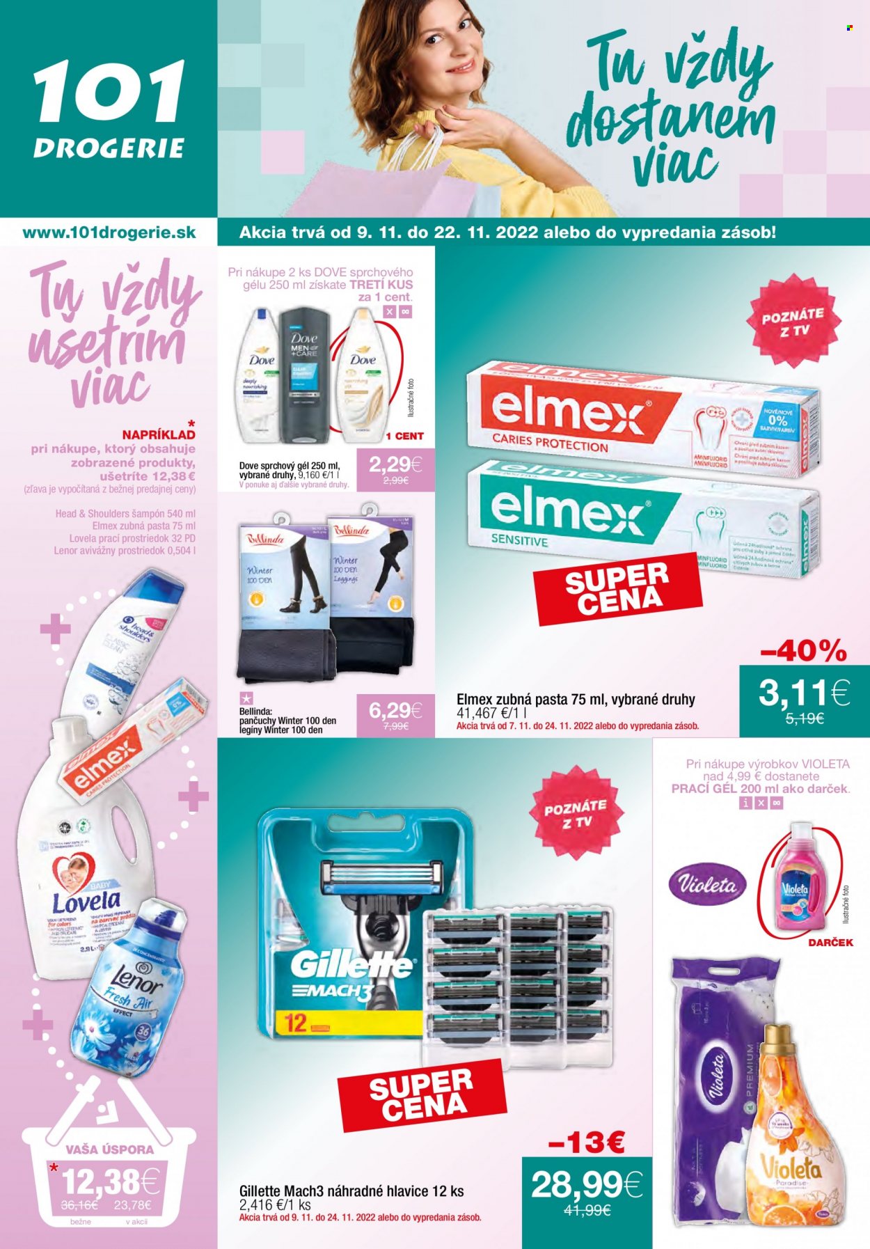 Leták 101 Drogerie - 9.11.2022 - 22.11.2022. Strana 1